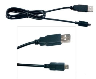 माइक्रो क्विक चार्जिंग केबल वायर हार्नेस, 2 मीटर ब्लैक USB केबल